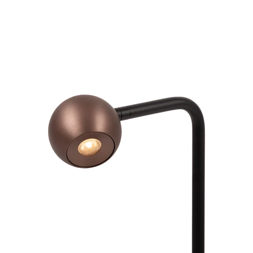 Lucide MONTANA - Lampe de table - LED Dim. - 1x5W 2700K - Café | Premium - détail 1